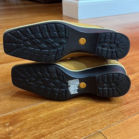 Timberland Vintage Rare Women’s Wheat Chukka Wedge Heel Booties Size 7 - Picture 4 of 7